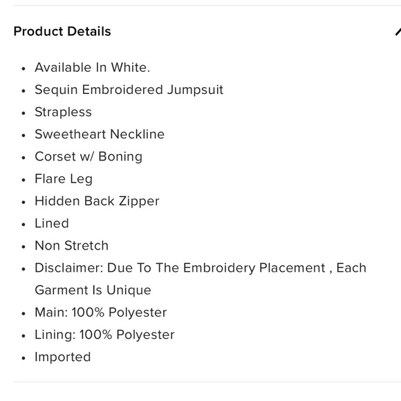 Esther sequin embroidered jumpsuit - Picture 4 of 4